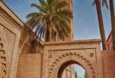 Famous mosque Koutoubia in Marrakech, Morocco, Africa
